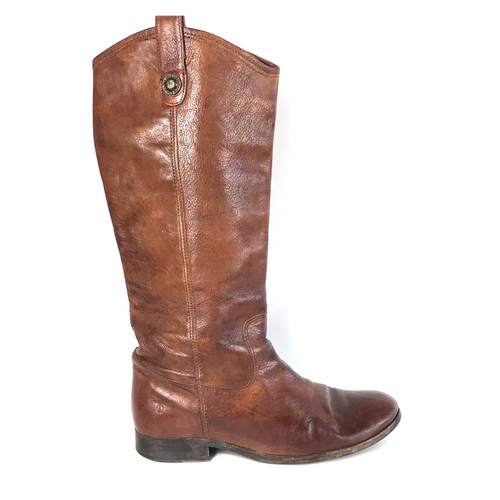 Frye Melissa Riding Boots Size 8 B brown - Picture 1 of 8